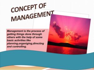 Read more about the article Concept Of Management In Detail